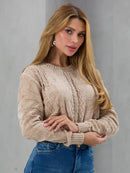 Blusa Feminina de Tricot Fio Mousse