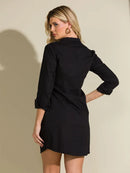 Chemise Feminino Sarja Manga Longa