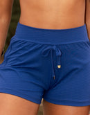 Saida de praia short, tecido energy.